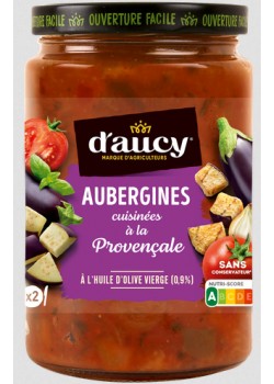 Aubergines cuisinées à la...