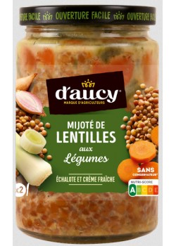 Mijoté de lentilles aux...