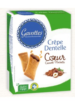 Crêpe Dentelle cœur cacao...